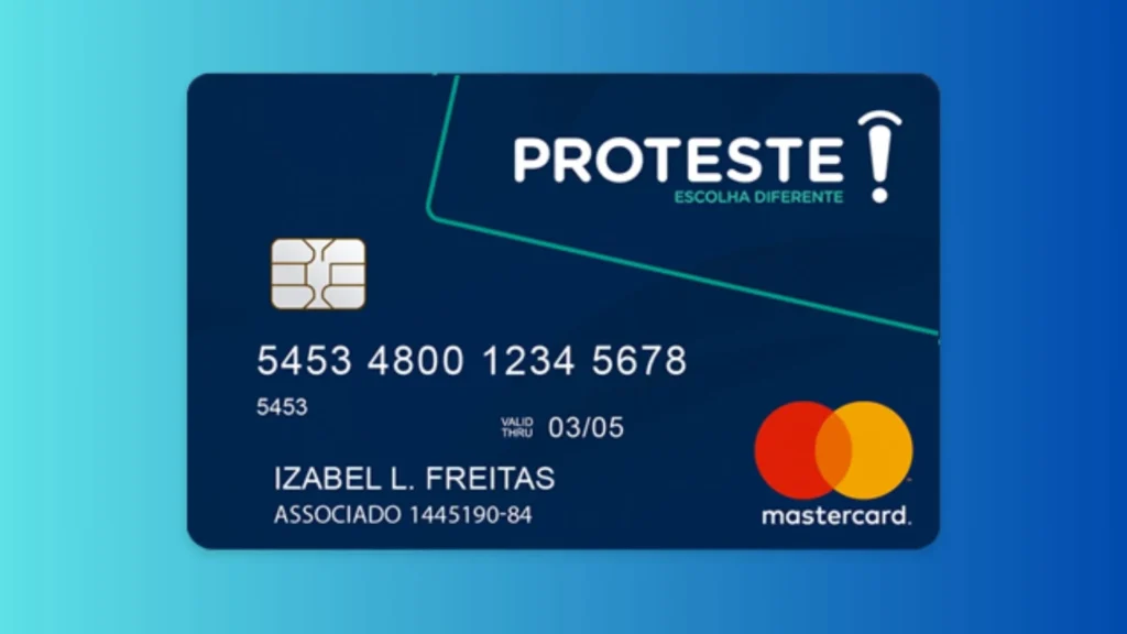 3 - Cartão Proteste para negativado com limite aprovado na hora